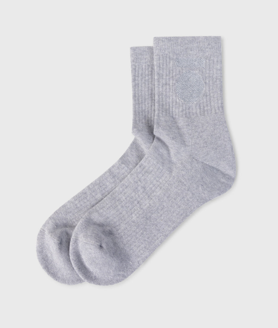 socks medal | white grey melee