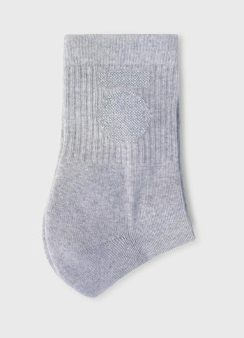 socks medal | white grey melee