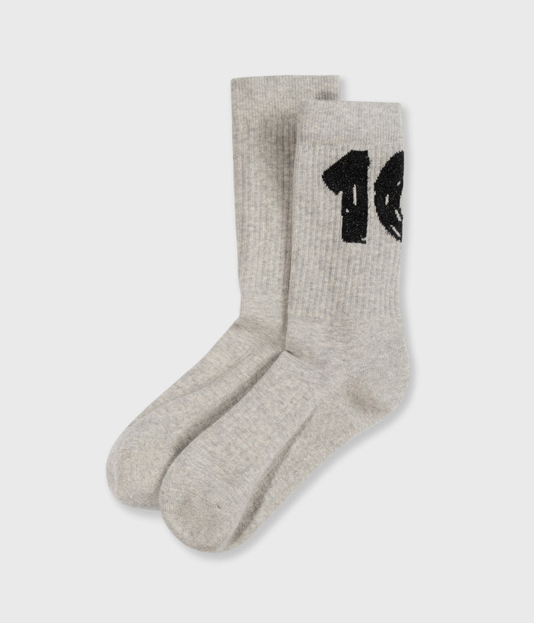 socks 10 | light grey melee