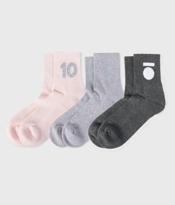 socks 3-pack | marshmallow