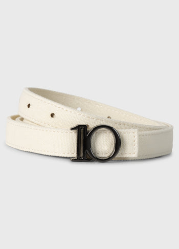 canvas belt | ecru