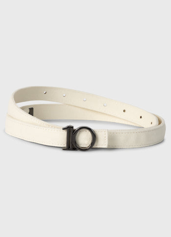 canvas belt | ecru