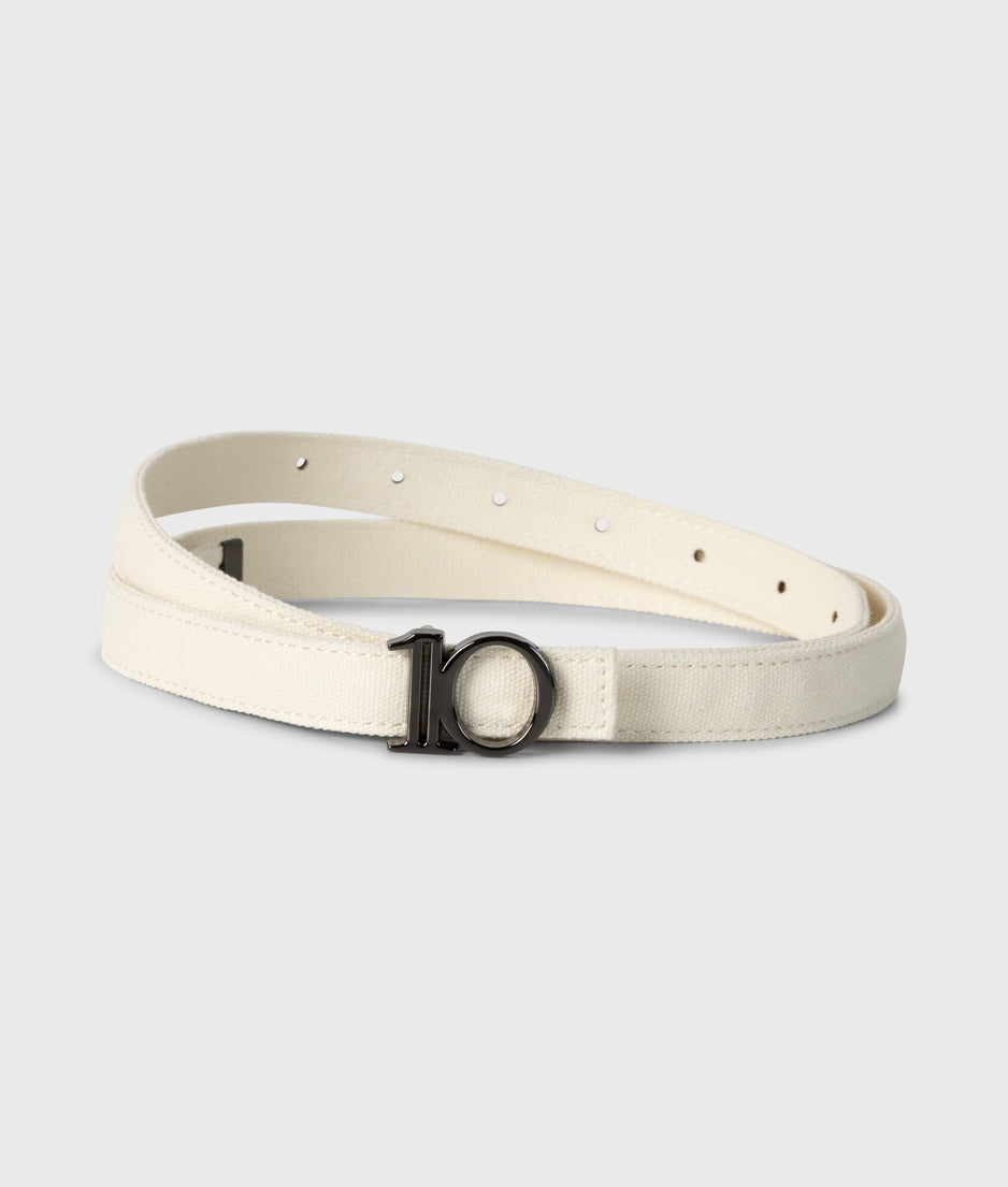 canvas belt | ecru