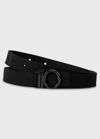 canvas belt | black