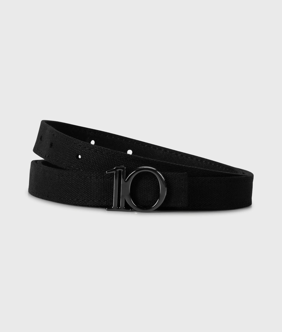 canvas belt | black