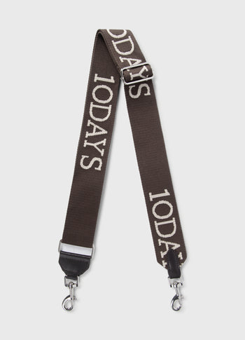 logo strap | chocolate