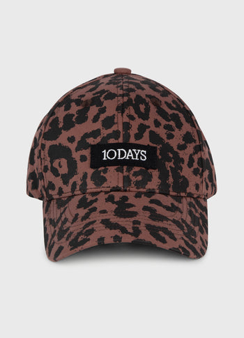 cap leopard | dark fudge