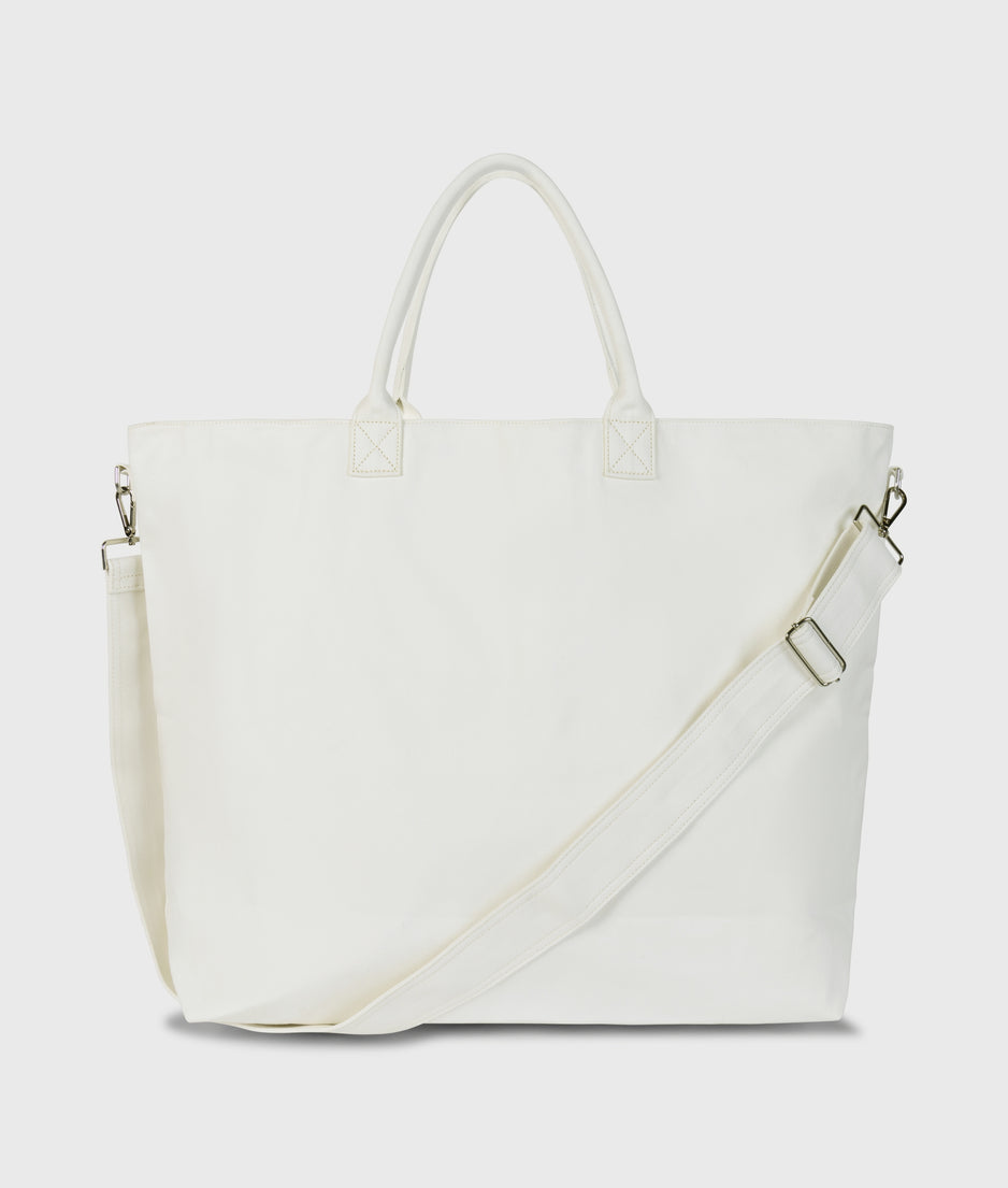 canvas shopper | ecru