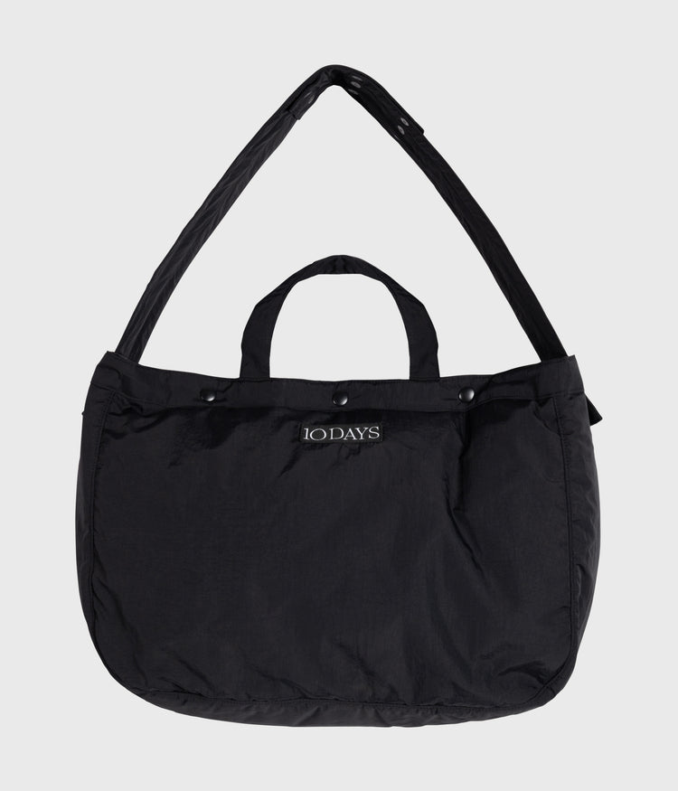 padded shopper | black