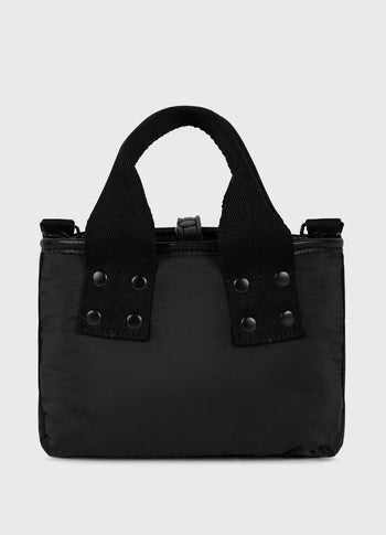 padded shopper small | black