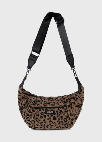 banana bag teddy leopard | dark fudge