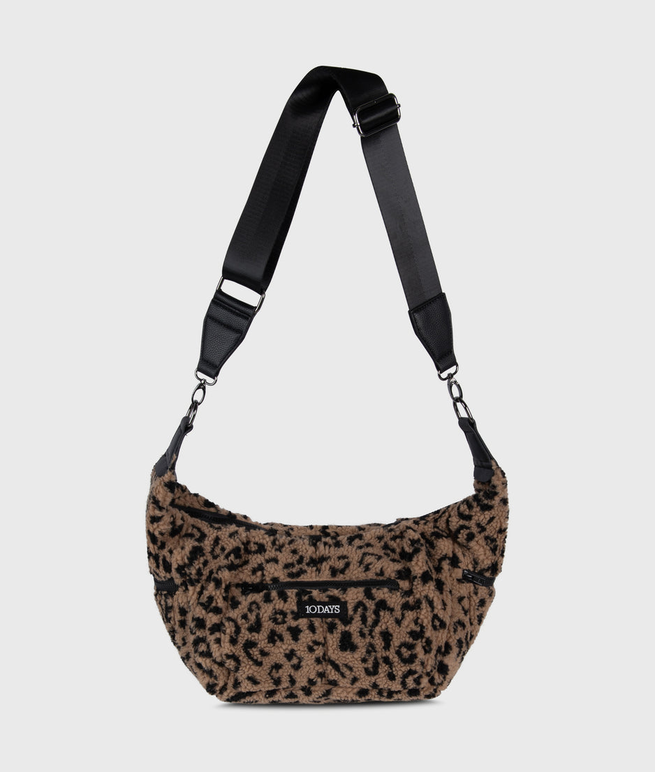 banana bag teddy leopard | dark fudge