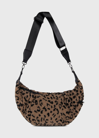 banana bag teddy leopard | dark fudge