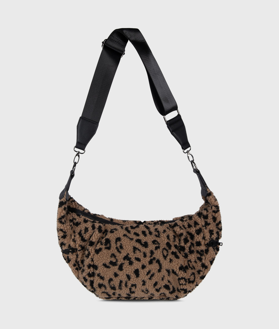 banana bag teddy leopard | dark fudge