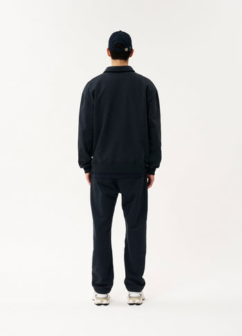 Ace zip sweater | dark blue