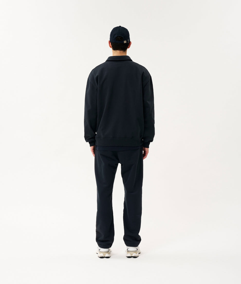 Ace zip sweater | dark blue