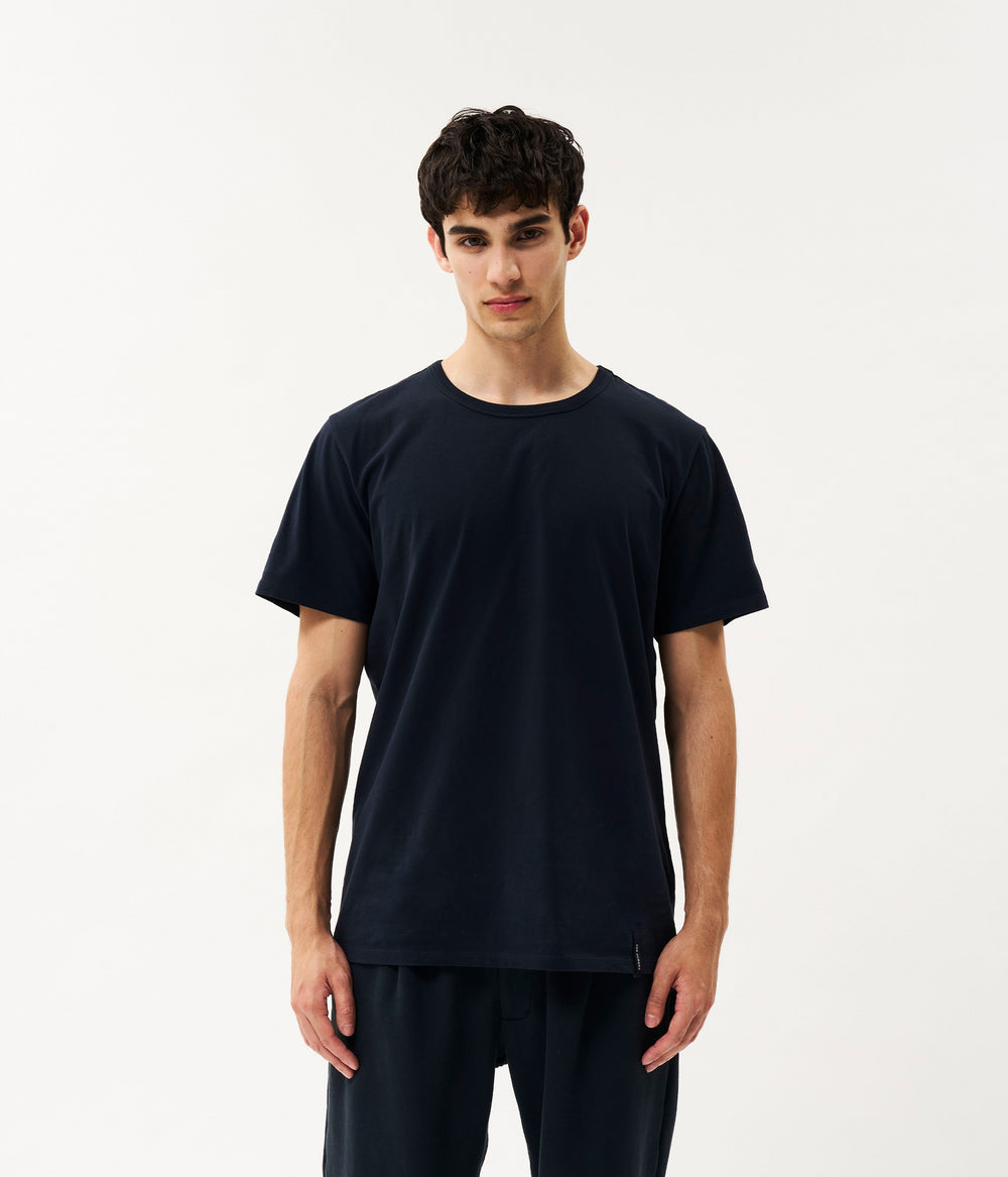 Vince cotton tee | dark blue