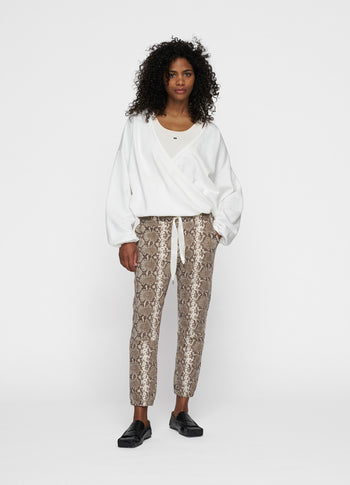 cropped jogger snake | rope