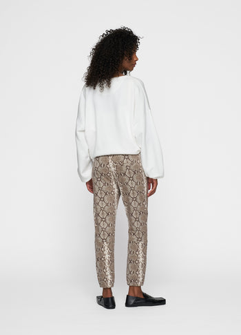 cropped jogger snake | rope