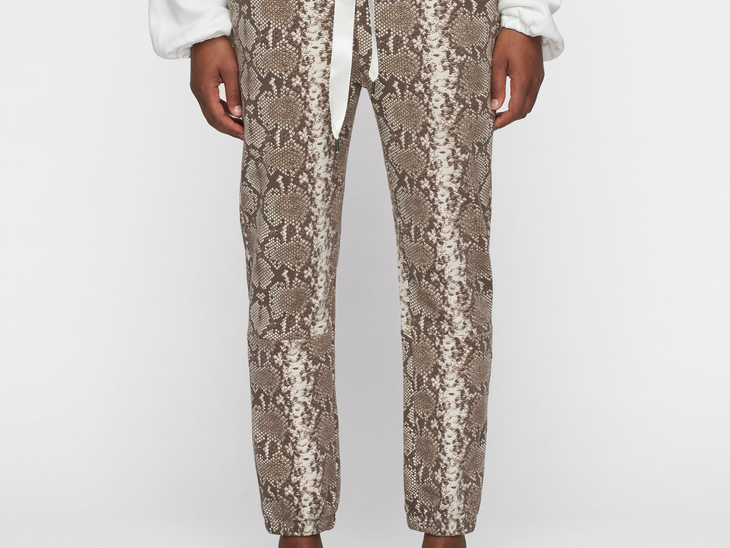 cropped jogger snake | rope