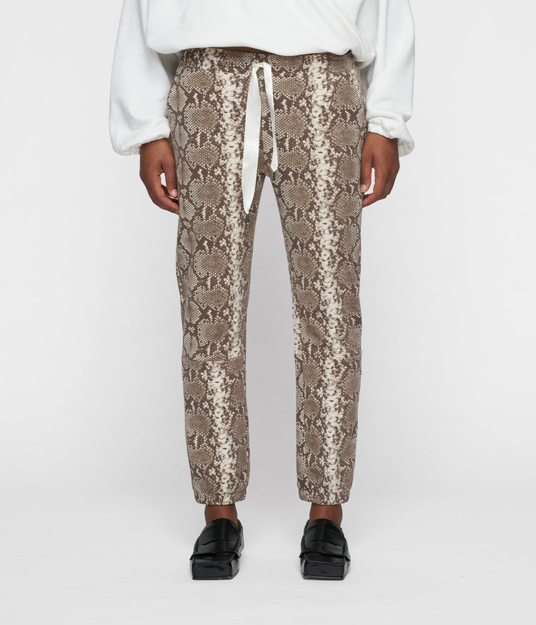 cropped jogger snake | rope