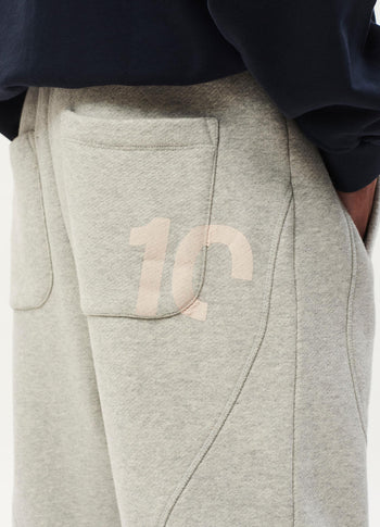 Charly fleece jogger | light grey melee