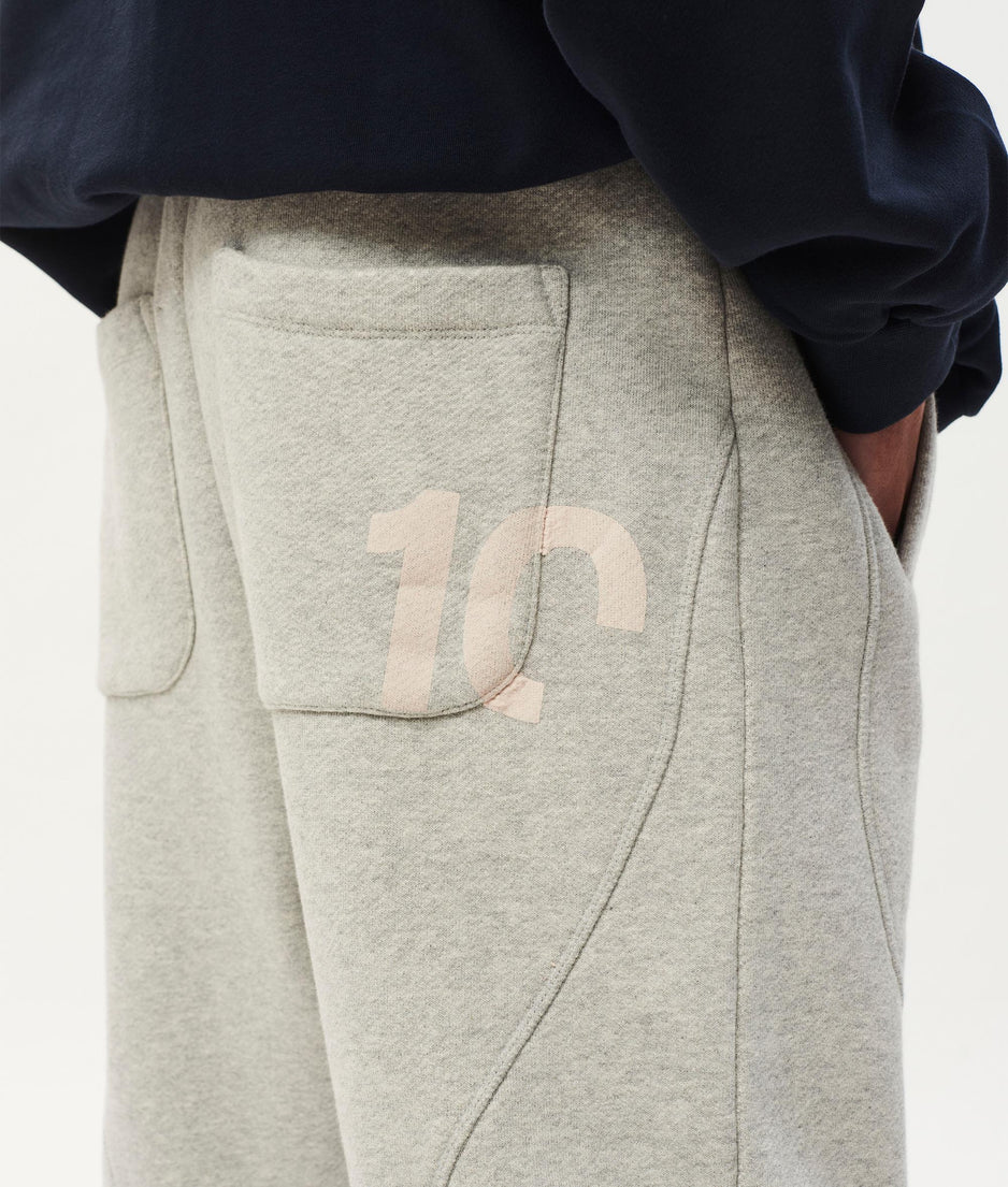 Charly fleece jogger | light grey melee