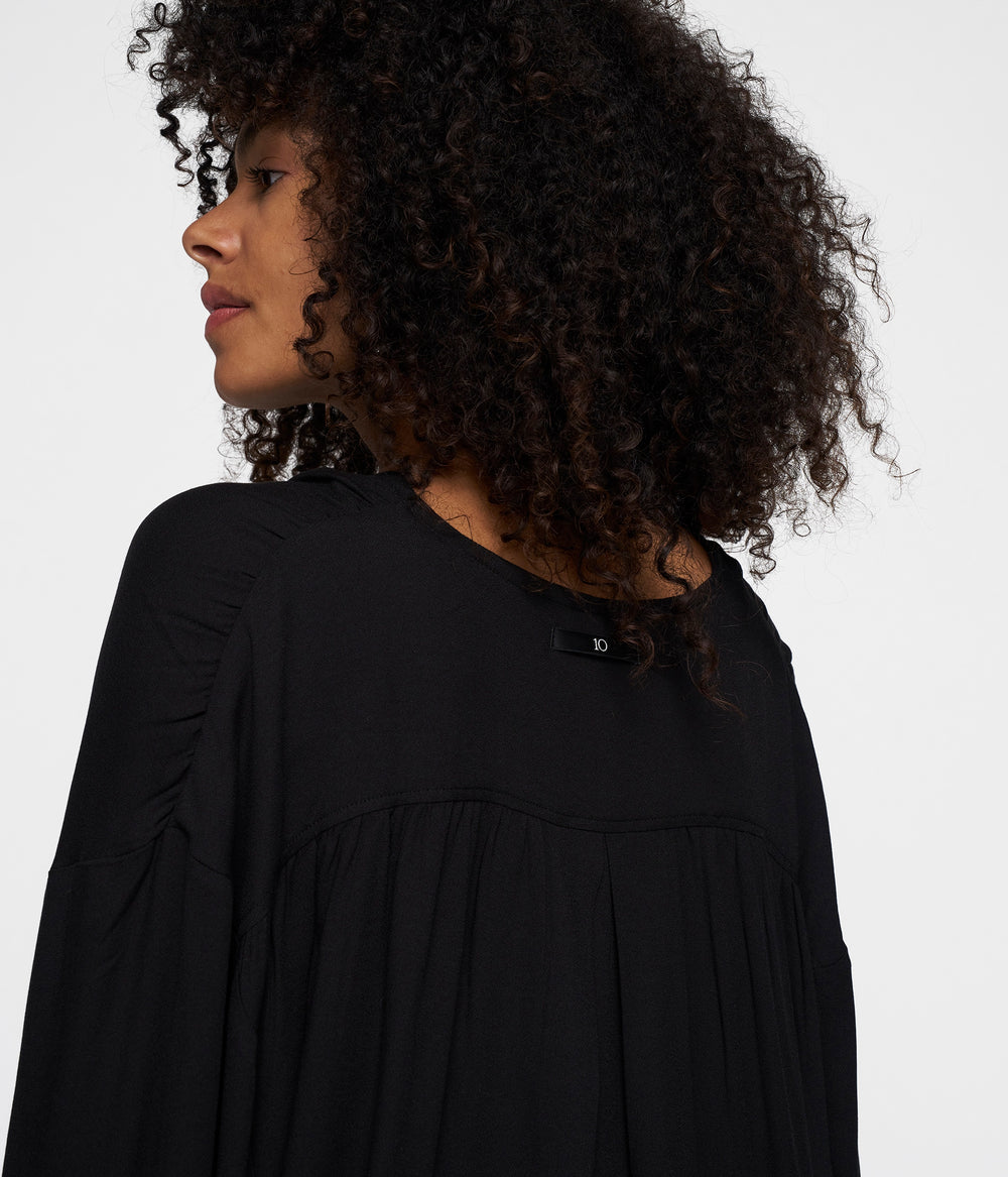 flowy blouse | black