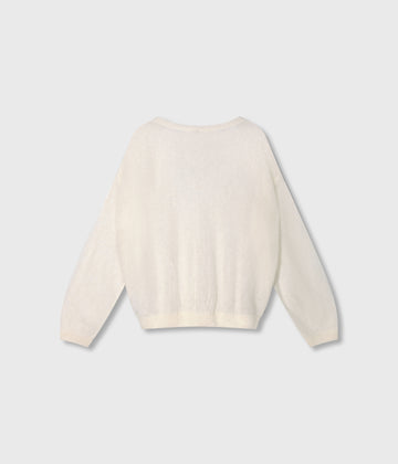 THE KNIT SWEATER | ecru