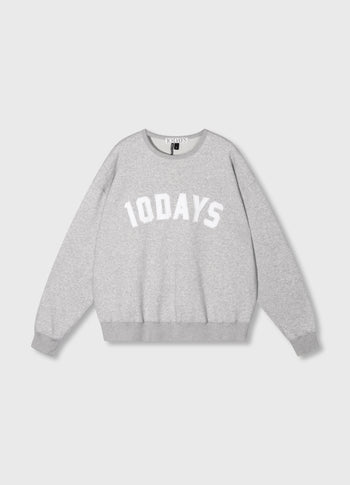 THE STATEMENT SWEATER | light grey melee