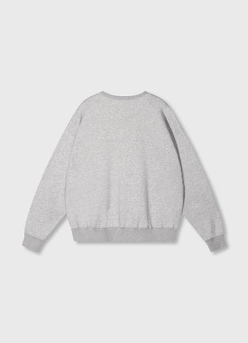 THE STATEMENT SWEATER | light grey melee