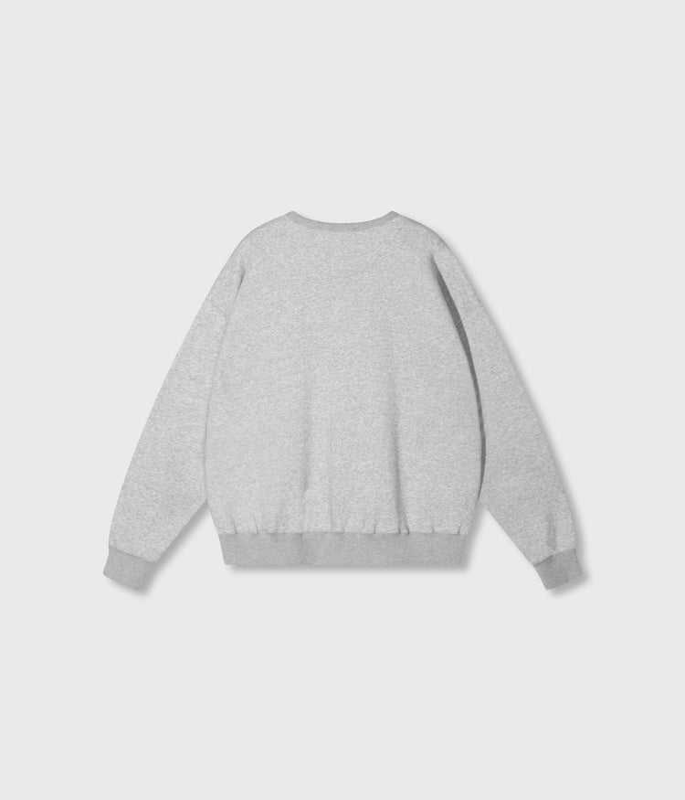 THE STATEMENT SWEATER | light grey melee