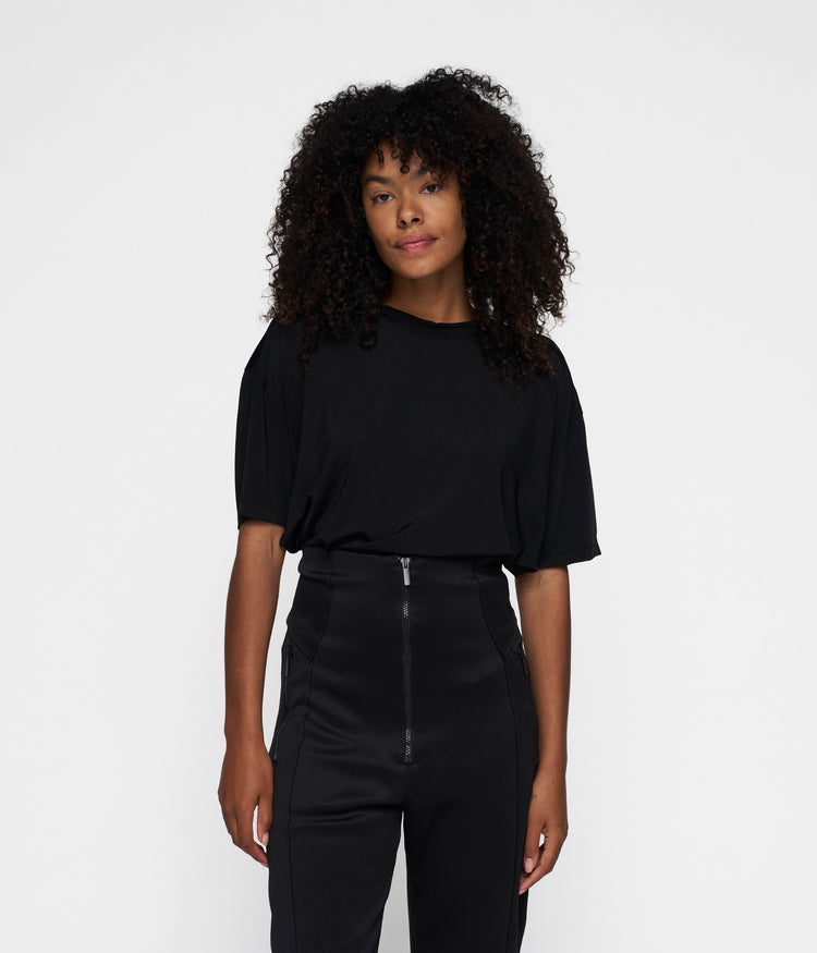 comfort tee crepe | black