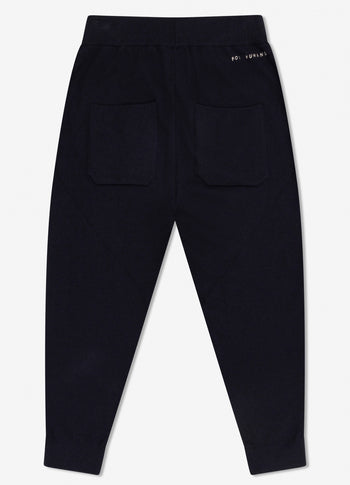 Miller knit pants | dark blue