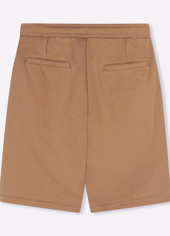 Robin fleece shorts | camel