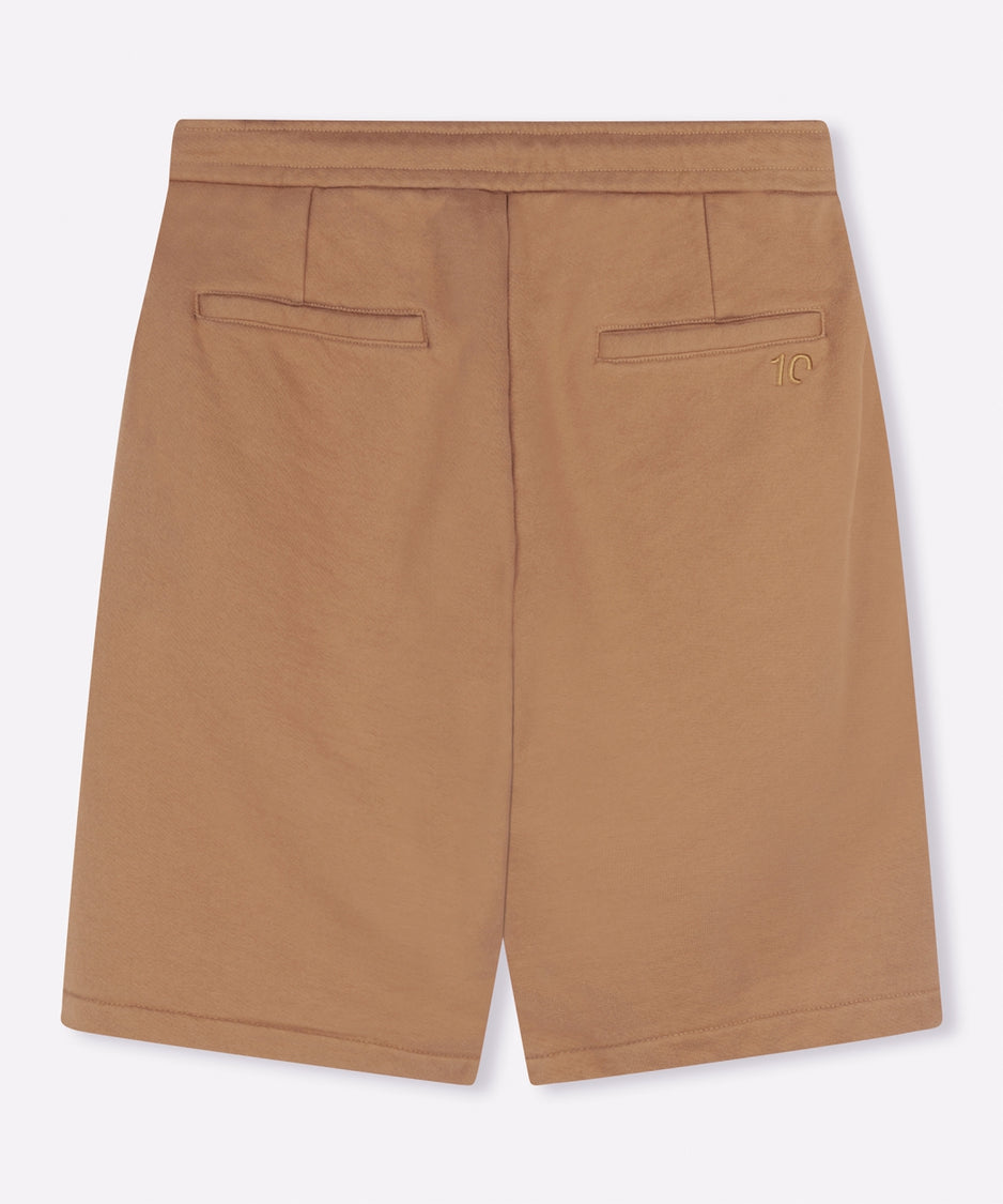 Robin fleece shorts | camel