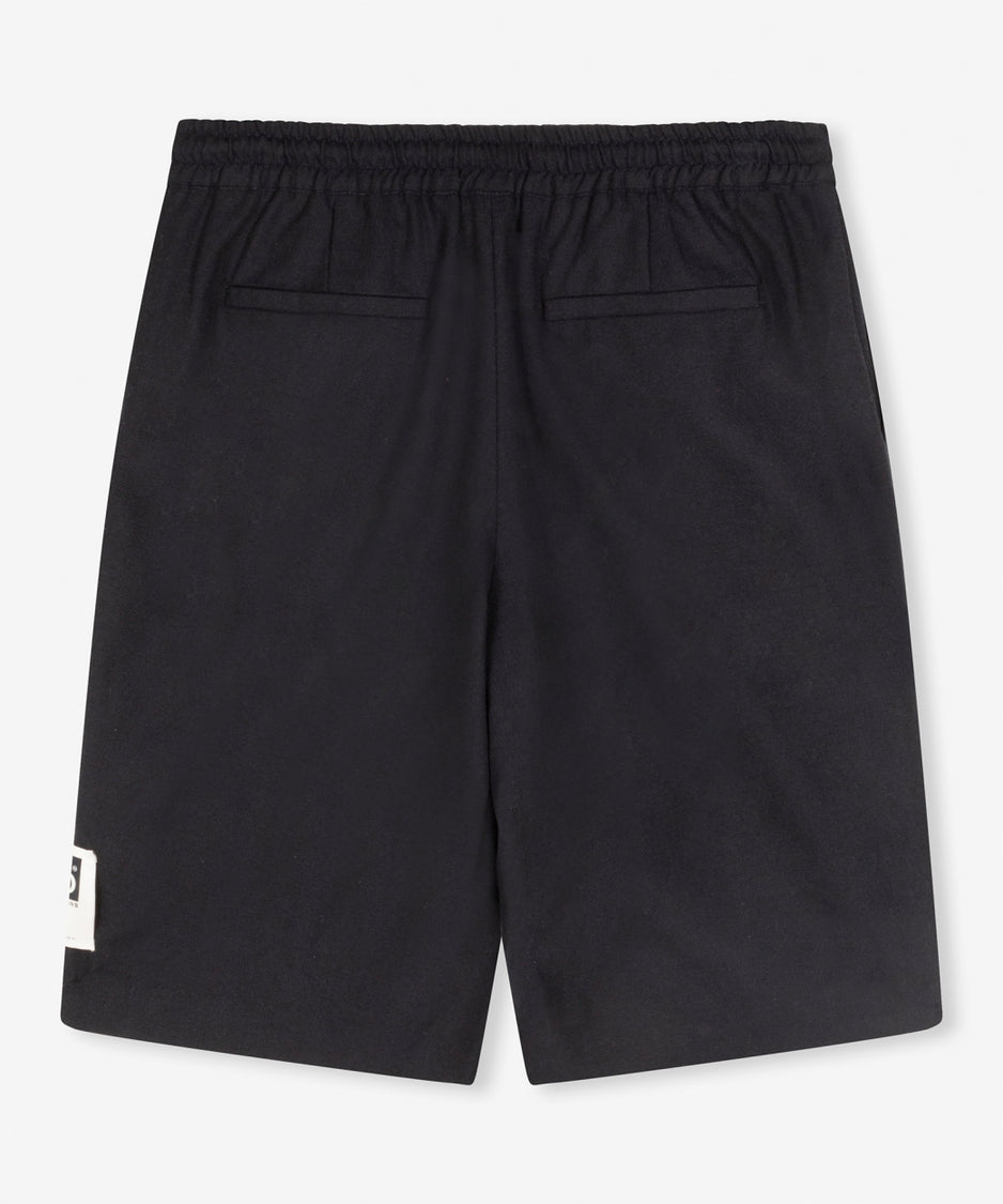 Reese wool woven shorts | dark blue