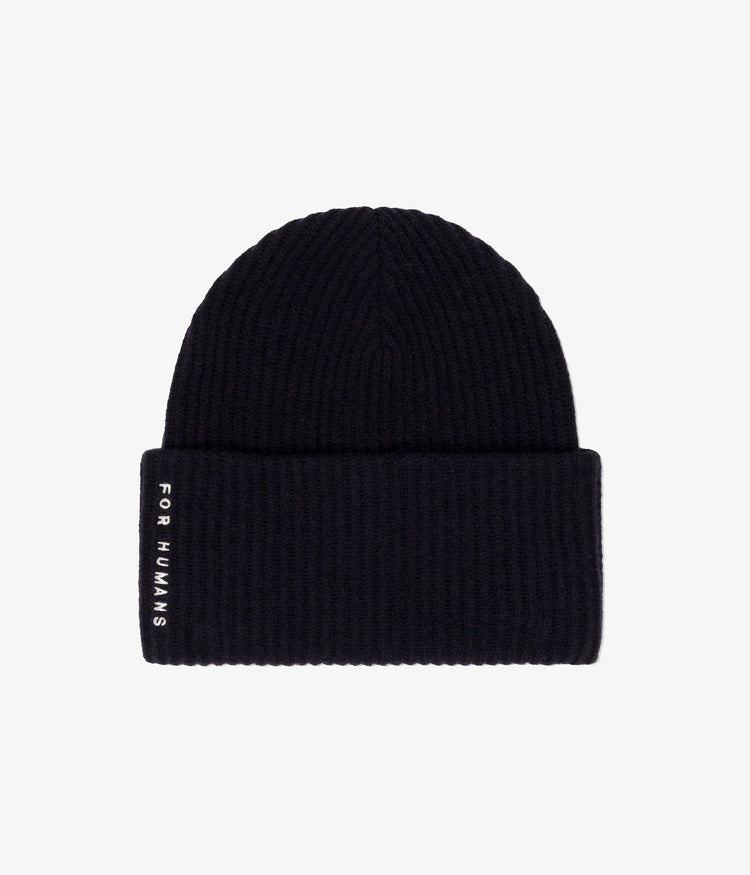 Tate wool beanie | dark blue