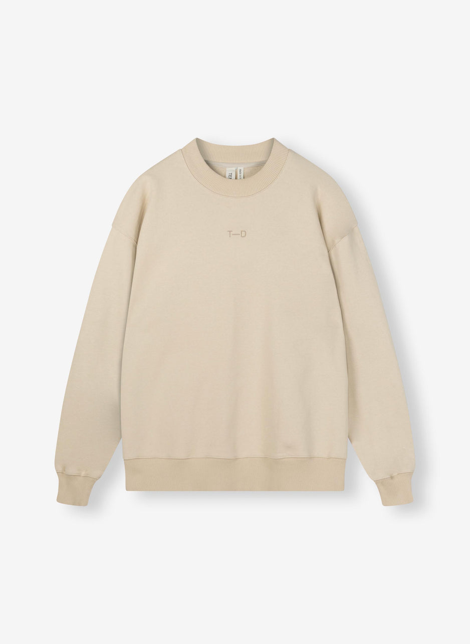 Oliver fleece sweater | oat