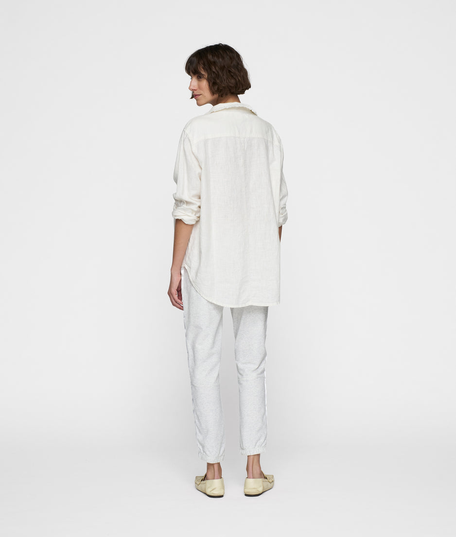 shirt linen | ecru