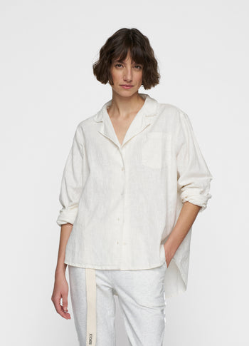 shirt linen | ecru