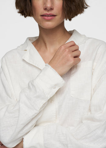 shirt linen | ecru