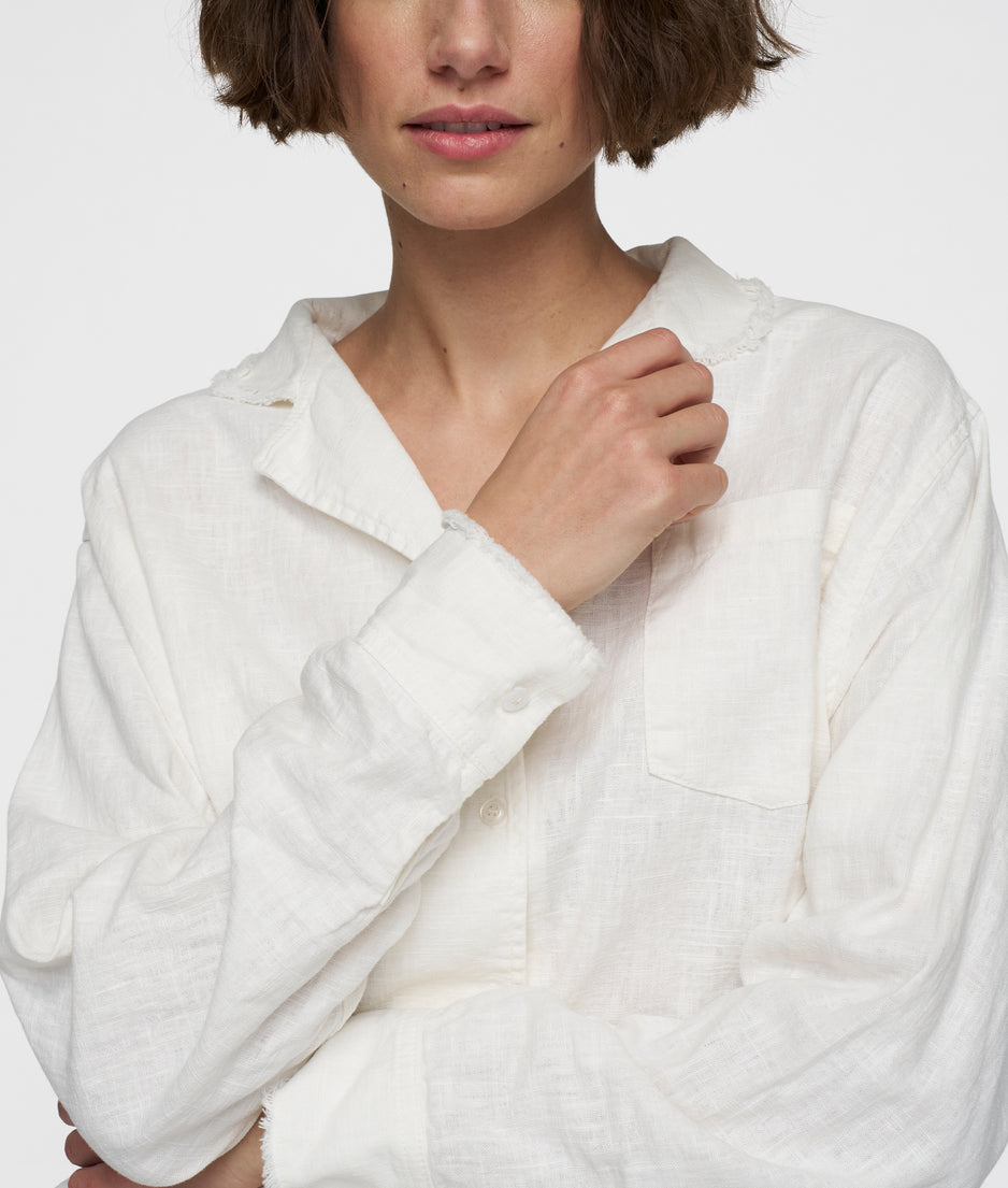 shirt linen | ecru