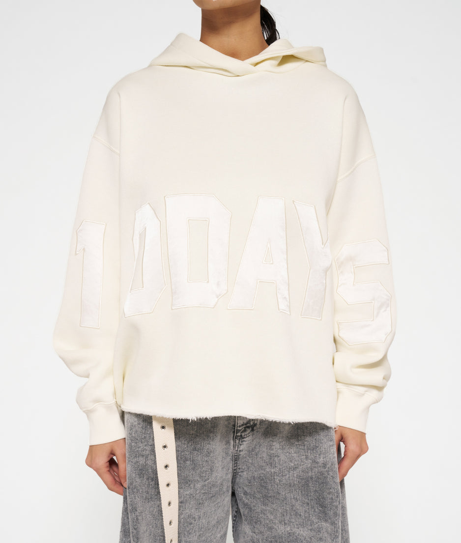 statement logo hoodie | light natural