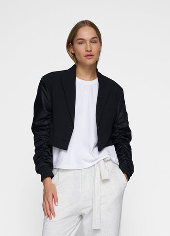 bomber blazer | black