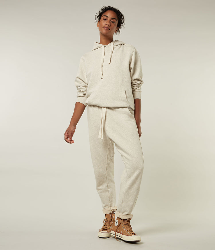 THE STATEMENT JOGGER | soft white melee