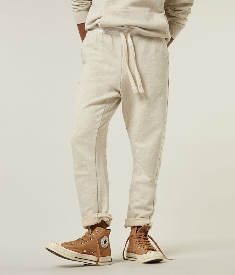 THE STATEMENT JOGGER | soft white melee