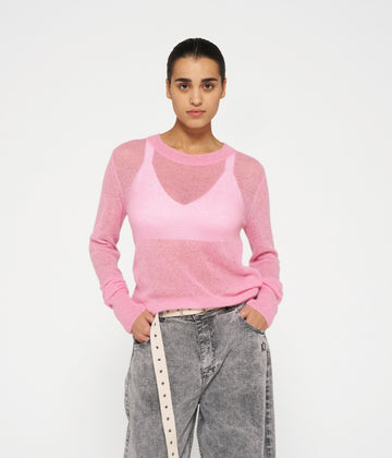 tee thin knit | pink