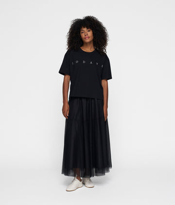 tulle skirt | black