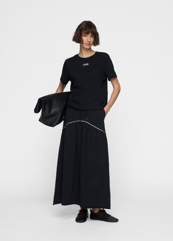 maxi skirt | black